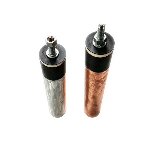 Copper/aluminum electrodes