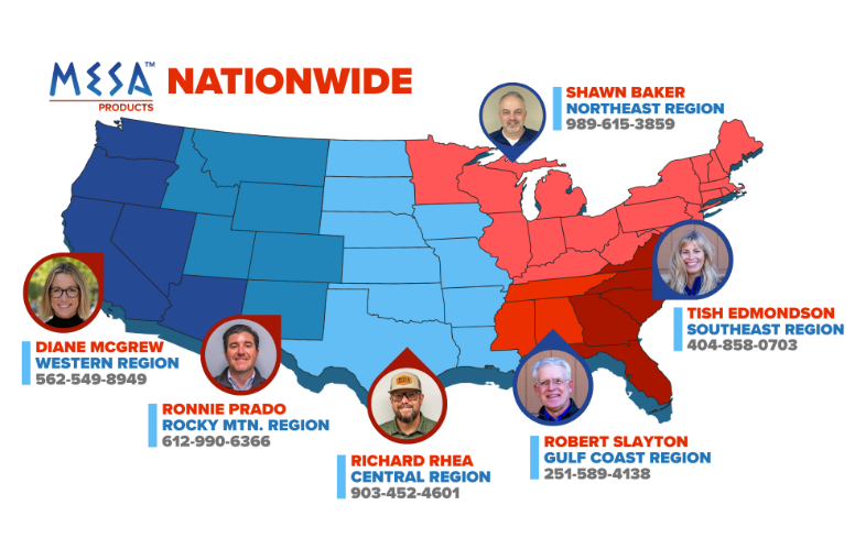 North America and Europe Region Map